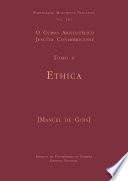 O Curso Aristotélico Jesuíta Conimbricense. Tomo II: Ethica