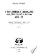 O Suplemento literário d'O Estado de S. Paulo, 1956-67