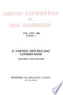 Obras completas de Rui Barbosa: 1897
