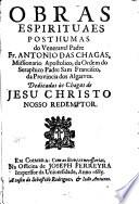 Obras espirituaes posthumas, etc