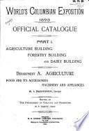 Official Catalogue of the World's Columbian Exposition 1893