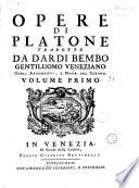 Opere di Platone, cogli