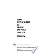 Plano metropolitano da Grande São Paulo, 1993/2010