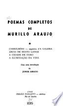 Poemas completos de Murillo Araujo