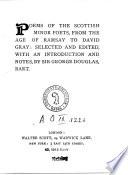 Poems of the Scottish Minor Poets