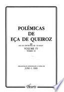 Polémicas de Eça de Queiroz: t.1-2. 1887-1890