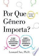 Por que gênero importa?