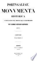 Portugaliae monumenta historica