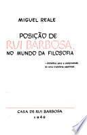 Posição de Rui Barbosa no mundo da filosofia