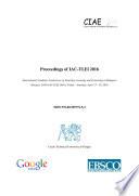 Proceedings of IAC-TLEl 2016