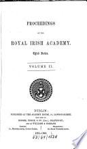 Proceedings of the Royal Irish Academy