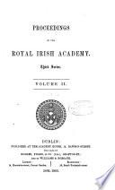 Proceedings of the Royal Irish Academy