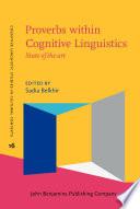 Proverbs within Cognitive Linguistics