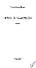 Quatro últimas canções