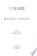 R. Deputazione Veneta di Storia Patria: I Diarii di Marino Sanuto