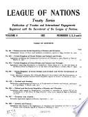 Recueil Des Traités