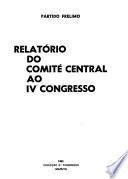 Relatório do Comité Central ao IV Congresso