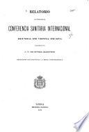 Relatorio dos trabalhos da Conferencia Sanitaria Internacional reunida em Vienna em 1874