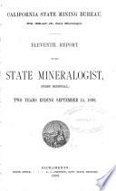 Report of the State Mineralogist