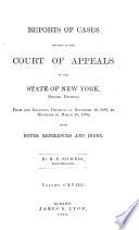 Reports of Cases Decided in the Court of Appeals of the State of New York