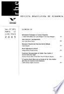 Revista brasileira de economia