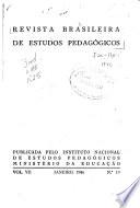 Revista brasileira de estudos pedagógicos
