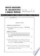 Revista brasileira de malariologia e doenças tropicais