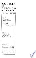 Revista do Arquivo Municipal de São Paulo