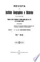 Revista do Instituto Geográphico e Histórico da Bahia