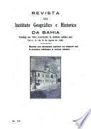Revista do Instituto Geográphico e Histórico da Bahia