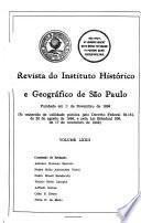 Revista do Instituto histórico e geográfico de São Paulo