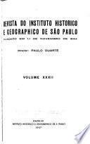 Revista do Instituto histórico e geográfico de São Paulo