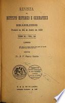 Revista do Instituto Historico e Geographico Brasileiro