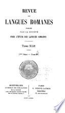 Revue des langues romanes