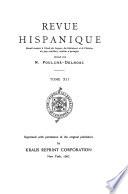 Revue hispanique