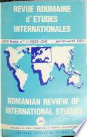Revue roumaine d'études internationales