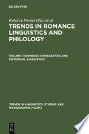 Romance Comparative and Historical Linguistics