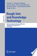 Rough Sets and Knowledge Technology