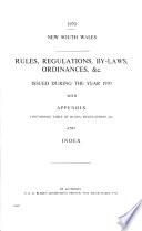Rules, Regulations, By-laws, Ordinances, Etc