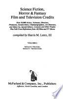 Science Fiction, Horror & Fantasy Film and Television Credits