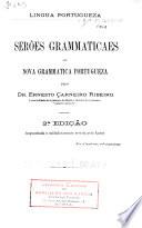 ... Serões grammaticaes