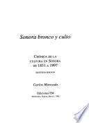 Sonora bronco y culto