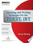 Speaking and Writing Strategies for the TOEFL IBT