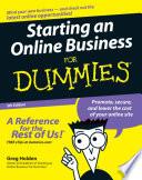 Starting an Online Business For Dummies