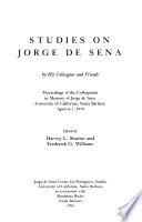 Studies on Jorge de Sena