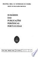 Sumários das publicações periódicas portuguesas