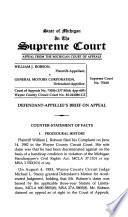 Sumner v. The Goodyear Tire & Rubber Company; Knight v. Blue Cross-Blue Shield of Michigan; Robson v. General Motors Corporation, 427 MICH 505 (1986)