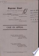 Supreme Court Appellate Division- First Department Case On Appeal