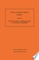 Surveys on Surgery Theory, Volume 1