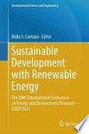 Sustainable Development with Renewable Energy